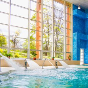 Konstantinovy Lázně: Luxus ve 4* Hotelu Löwenstein v apartmá s kuchyňkou + wellness, procedury a polopenze