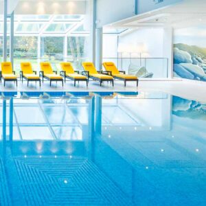 Bad Gastein: CESTA GRAND Aktivhotel & Spa ****+ s termálním wellness (1 800 m²), polopenzí a Gastein Card