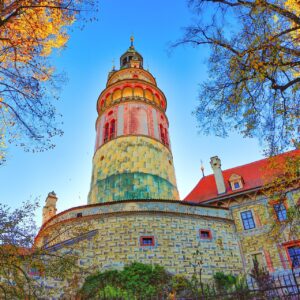 Český Krumlov poblíž centra a krásného zámku v Penzionu Golden Crown *** se snídaní formou bufetu