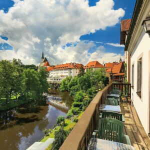 Český Krumlov v historickém centru: Penzion Teddy se snídaní formou bufetu a slevou do restaurace i muzea