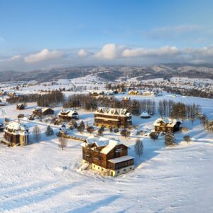 Polské Pieniny nedaleko termálů: ECO Active Resort Pieniny s wellness a krytým bazénem neomezeně + polopenze