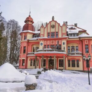 Vysočina: Romantický pobyt v Letohrádku sv. Vojtěch s privátní vířivkou, promítáním filmu a snídaněmi