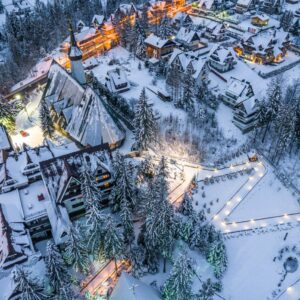 Polsko - Zakopane v blízkosti termálů: Stylové dřevěné chatičky Tatra Wood House až pro 8 osob + snídaně