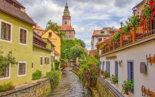 Český Krumlov poblíž centra a krásného zámku v Penzionu Golden Crown *** se snídaní formou bufetu