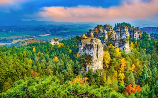 CHKO Broumovsko a Adršpach u skalního města v Hotelu Praha *** se snídaní/polopenzí, wellness a muzeem