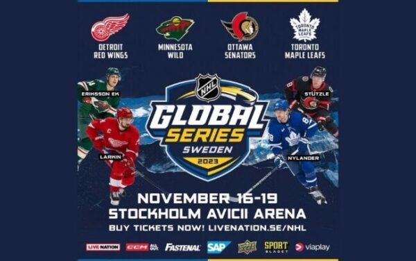 NHL Švédsko: Detroit Red Wings vs. Ottawa Senators (vstupenky + ubytování)