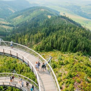 Dolní Morava u Stezky v oblacích a Sky Bridge 721: Penzion Na Rozcestí s polopenzí a bohatým vyžitím pro děti