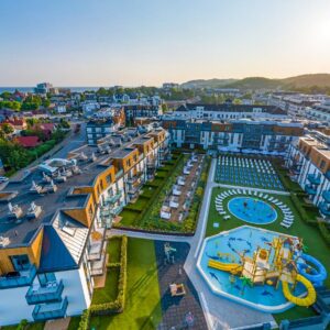 Baltské moře: Bel Mare Aqua Resort ***** s polopenzí, vodním parkem a wellness + stylová dětská herna