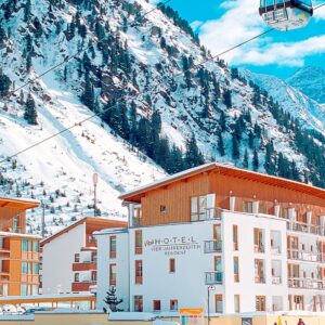 Tyrolsko u ledovce Pitztal v Hotelu Vier Jahreszeiten Pitztal ****+ s luxusním wellness (1 400 m²) + polopenze