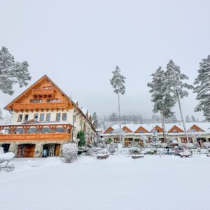 Orava poblíž sjezdovek: Penzion Slanický dvor s polopenzí, privátním wellness, welcome drinkem a řadou slev