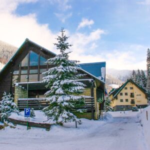 Krkonoše: Špindlerův Mlýn 950 m od sjezdovky v Hotelu Esprit *** s polopenzí, fitness + vyžití a dětský koutek