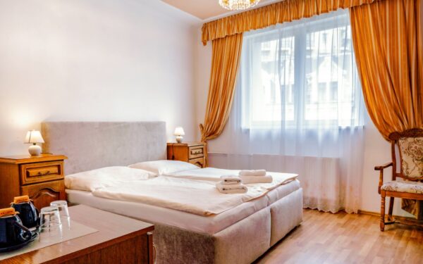 Karlovy Vary u Sadové kolonády a blízko historických památek ve stylovém Hotelu Praga se snídaní formou bufetu
