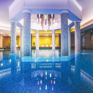 Bükfürdo: Caramell Premium Resort **** s polopenzí a neomezeným termálním wellness (2 000 m²) + klub pro děti