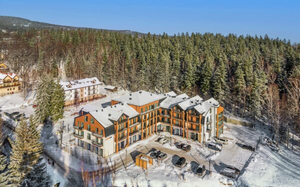 Szklarska Poreba blízko lyžařských areálů v apartmánu Sun & Snow Ostoja Parku Narodowego + sauna a herna