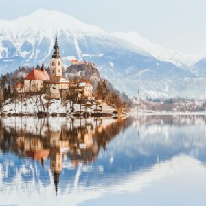 Slovinsko u Bledu a národního parku Triglav v Hotelu Grajski dvor *** s polopenzí a vířivkou + blízký skiareál