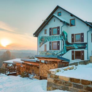 Národní park České Švýcarsko: Hřensko v Resortu Mezná se snídaní a privátním wellness se saunou a vířivkou