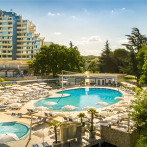 Istria u pláže: Poreč v apartmánu ve Valamar Diamant Residence *** s bazény a programem + děti zdarma