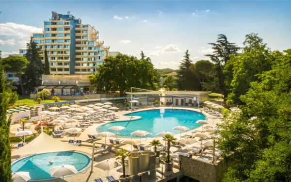 Istria u pláže: Poreč v apartmánu ve Valamar Diamant Residence *** s bazény a programem + děti zdarma