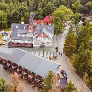 Polsko u hranic: Krkonoše blízko lanovky na Sněžku v Hotelu Tarasy Wang *** s polopenzí a každodenním wellness