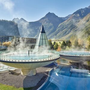 Luxusní wellness pobyt v Tyrolsku: Hotel Aqua Dome ****+ s polopenzí, obřími termálními lázněmi a vyžitím