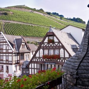 Hesensko v romantickém Rüdesheimu v Hotelu Berg's Alte Bauernschänke **** se snídaněmi a saunami